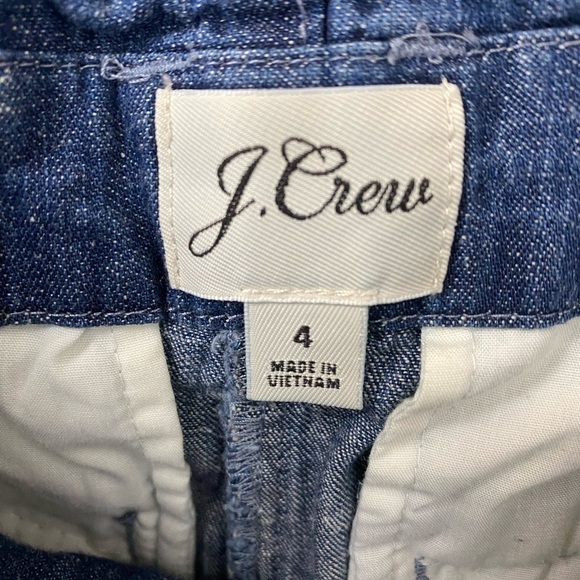 J Crew Paperbag Short in Santa Ana Wash, Size 4, Paperbag Waist Boho Shorts - Picture 3 of 8